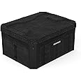 Yakima MOD GearCrate Medium Stackable Premium Tote with Thermoformed Lid and Removable Divider with Hook and Loop Attachment, Black