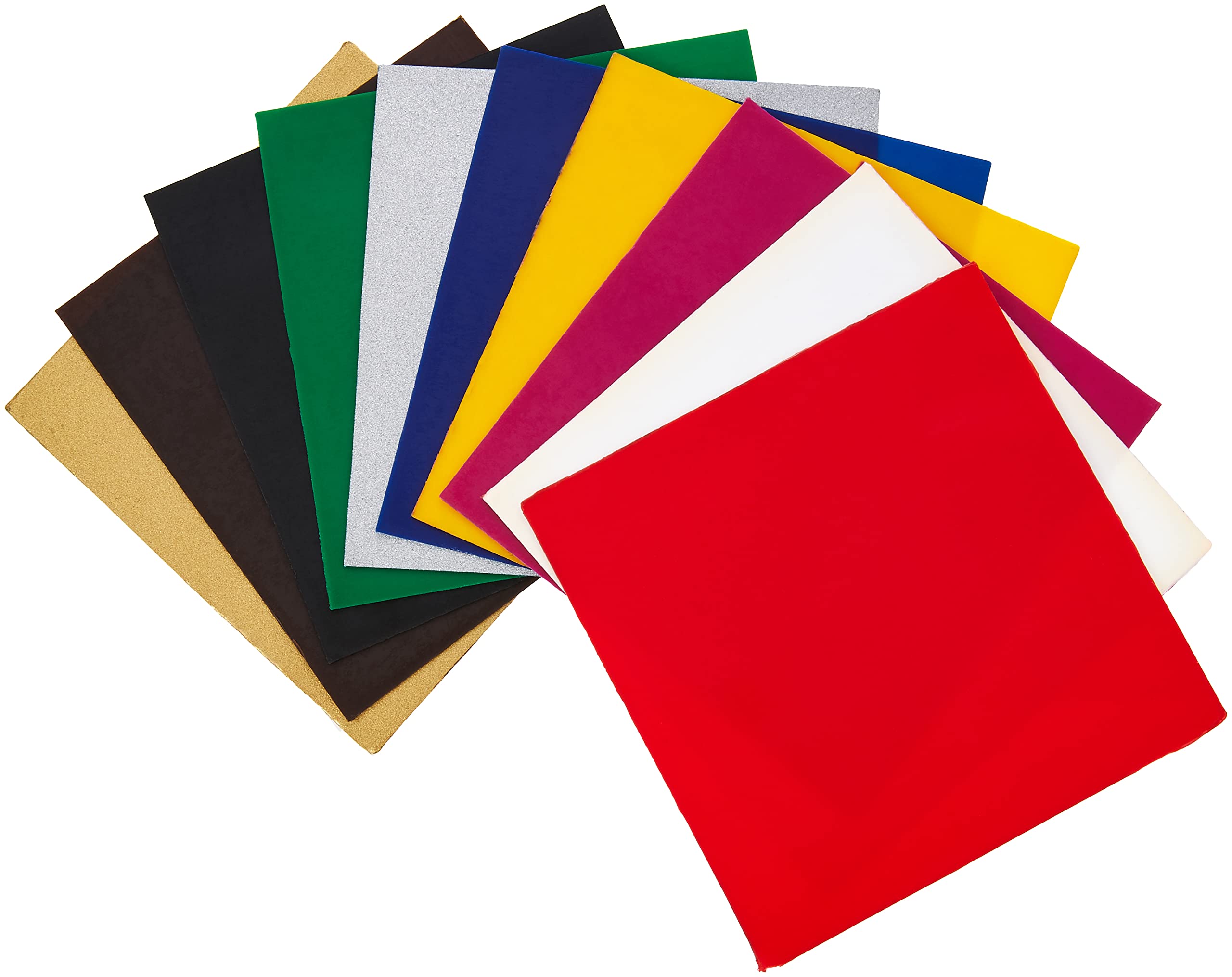 Efco Wax Sheet 100 x 100 x 0,5 mm 10 pcs. Assorted, Multi