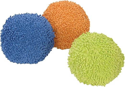 fuzzy ball dog toy