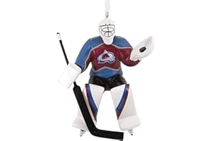 Hallmark NHL Colorado Avalanche Goalie Christmas Ornament, 0001OSL1747
