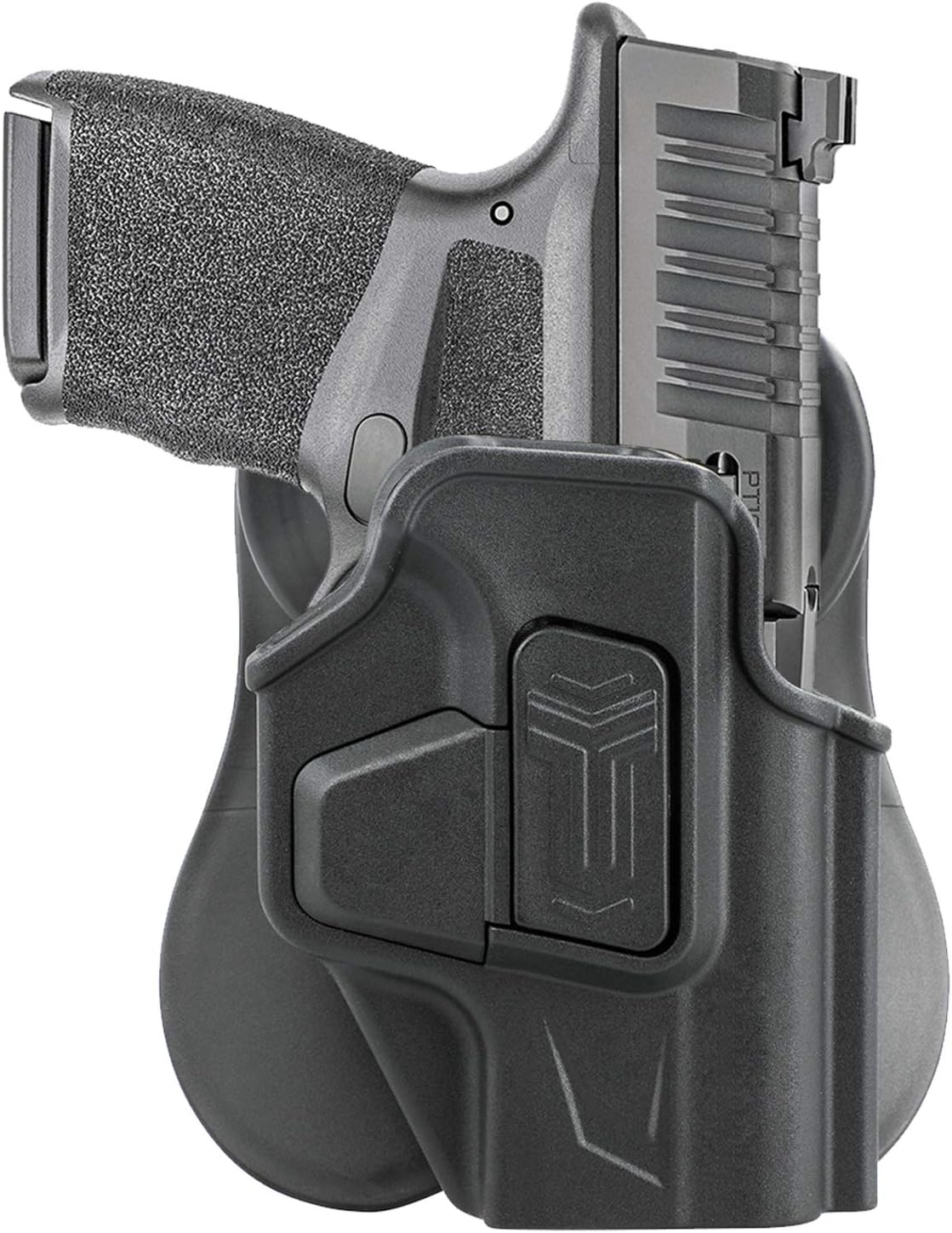 Amazon Com Gun Holster For Springfield Hellcat 9mm Micro Compact Owb Paddle Holster Tactical Belt Holsters 360 Adjustable Polymer Holster Open Carry Pistol Holster Right Handed Sports Outdoors