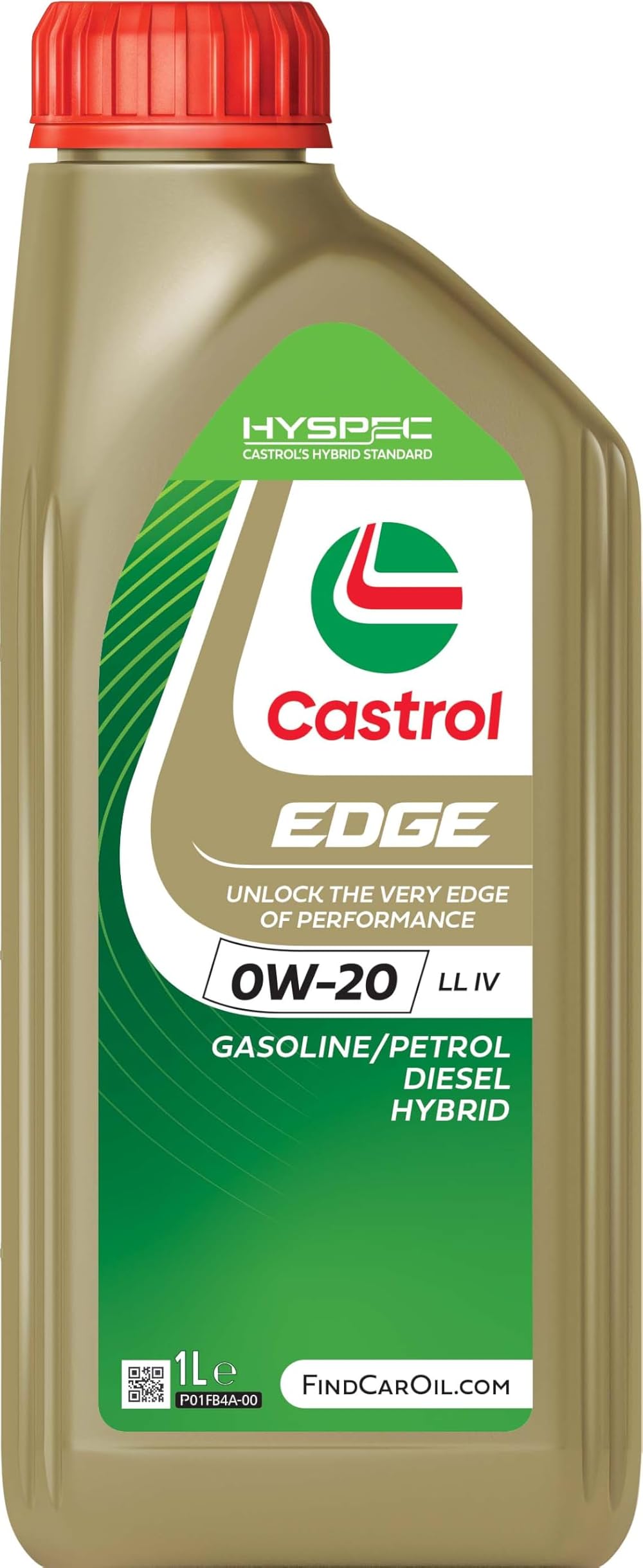 Castrol EDGE 0W-20 LL IV Engine Oil 1L VW 508 00/509 00 Porsche C20