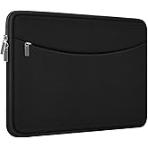 17-17.3 Inch Laptop Sleeve, Shockproof Protective Carrying Computer Cover Bag with Accessory Pocket, Portable Laptop Case Compatible with HP, Dell, Lenovo, Lenovo, Acer, Black