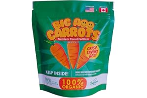 Big A Carrot Fertilizer and Root Vegetable Fertilizer – 13.5oz Premium Organic Plant Food for Indoor and Outdoor Vegetable Ga