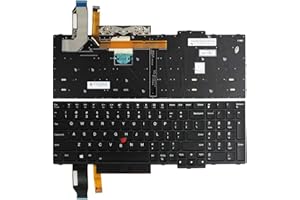 LIXSUNTEK Keyboard Backlight US Replacement for Lenovo THINKPAD E580 L580 E590 E595 L590 T590 E585 P52 P53 P72 P73 P53s 01YP6