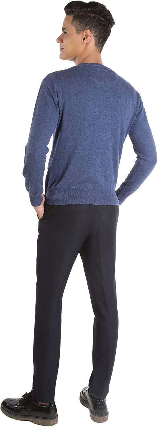 MY BASIC Maglione Girocollo Basico da Uomo di qualità e Stile Disponibile  in Vari Colori Maglioni Abbigliamento berjaya.edu.my