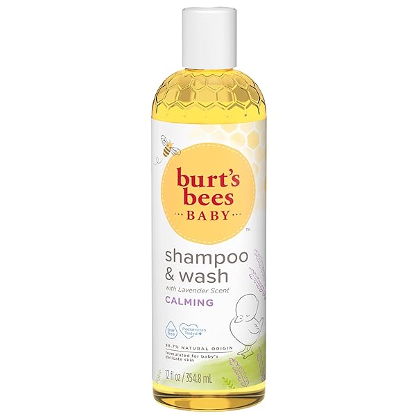 BURT’S BEES BABY CALMING SHAMPOO AND WASH WITH...