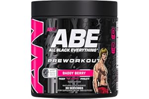 Applied Nutrition ABE All Black Everything Pre Workout Powder | High Stim Preworkout with 6g Citrulline, 3g Beta Alanine & 35