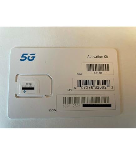 Kit Inicio SIM T-Mobile Triple Corte Con Herramienta Expulsión - Compatible 5G/4G/3G/2G LTE, Prepago