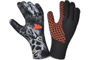 KastKing IceRiver Fishing Gloves, 100% Waterproof Gloves for Men & Women, Cold Weather Fishing & Outdoor Sports, Ideal for Ice Fishing & Winter Activities