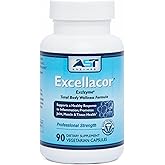 Excellacor-90 Systemic Enzyme Supplement – Acid-Resistant Serrapeptase & Proteolytic Enzymes – Supports Healthy Inflammation Response, Joint Function & Circulation – 90 Vegetarian Capsules