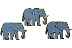 Novel Merk Land & Sea Animal - Penguin, Llama, & Other Wildlife Lapel Pin, Hat Pin & Tie Tack Set - with Clutch Back