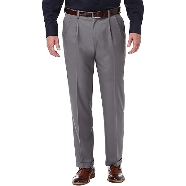 lauren ralph lauren men's classic-fit solid flat-front dress pants Shop Ralph Lauren Gray Pants