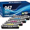BAIINK 067 Toner Cartridge MF656Cdw Replacement for Canon 067 Toner Cartridge Set 067H Compatible for Canon imageCLASS LBP632Cdw MF653Cdw LBP633Cdw MF654Cdw Printer (4 Pack)