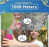 Retevis RT388 Kids Walkie Talkies VOX, Flashlight, 8 Volume Levels, Blue-Pink view 6