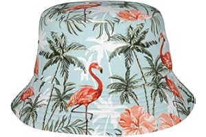 GARLAIBI Small Daisy Green Chrysanthemum Flower Bucket Hats Fashion Sun Cap Packable Outdoor Fisherman Hat for Women and Men