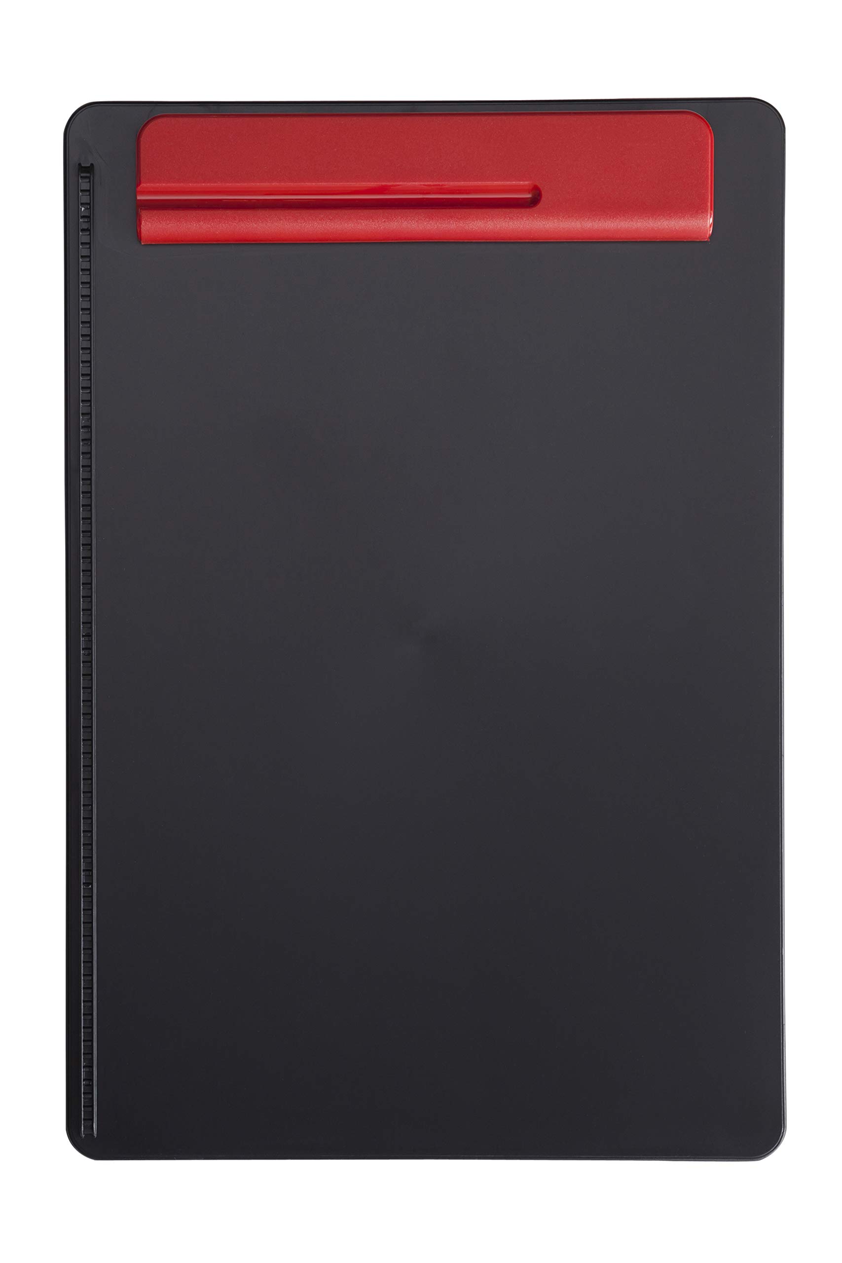 Maul clipboard, Plastic shatterproof A4 clipboard, Paper Stopper Left, Pen Holder Black/red