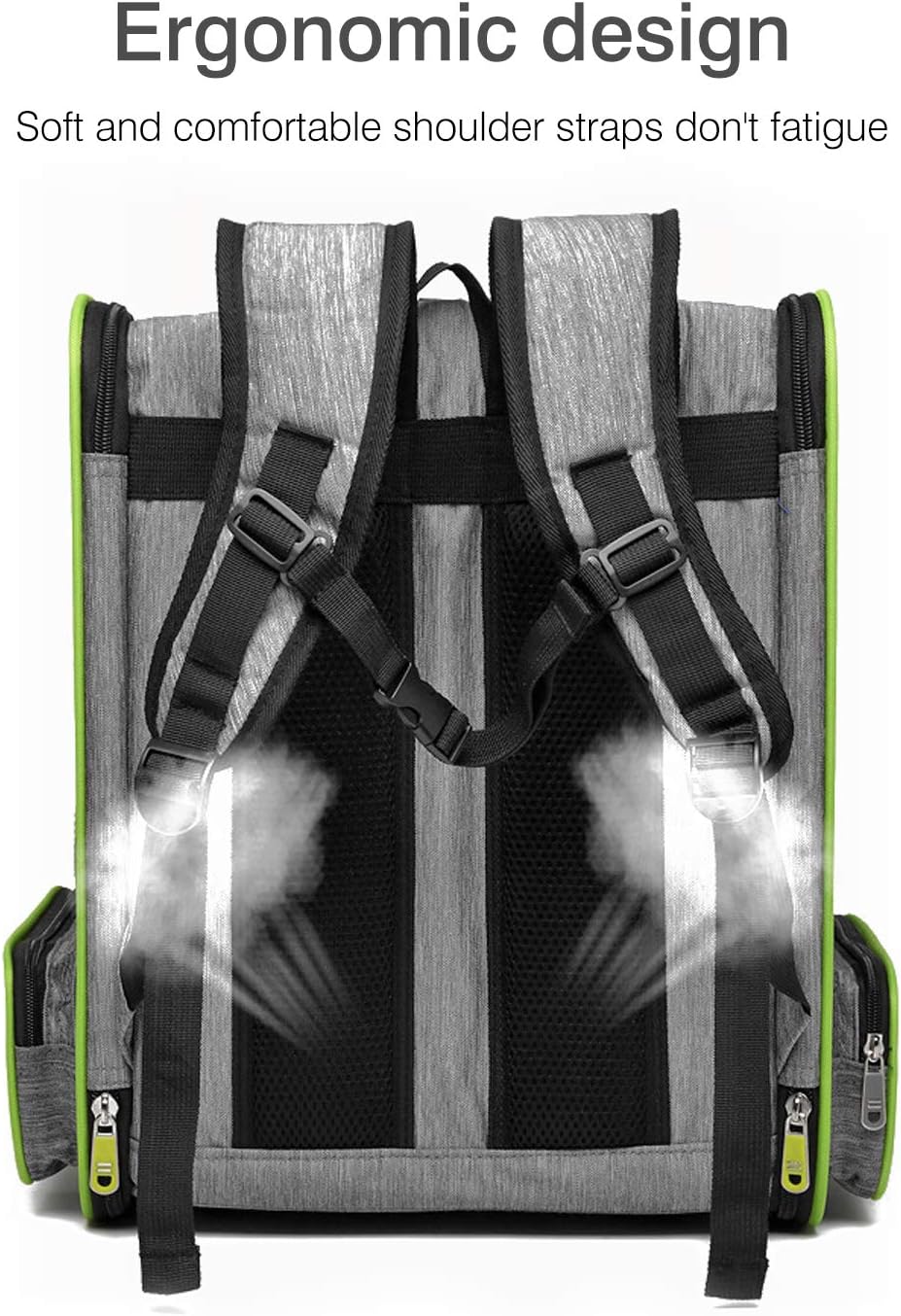 PETCUTE Cat Carrier Dog Backpack Expandable Pet Carrier Backpack