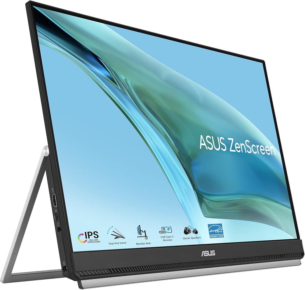 ASUS ZenScreen MB249C 23.8 inch FHD IPS Portable Monitor USB-C HDMI
