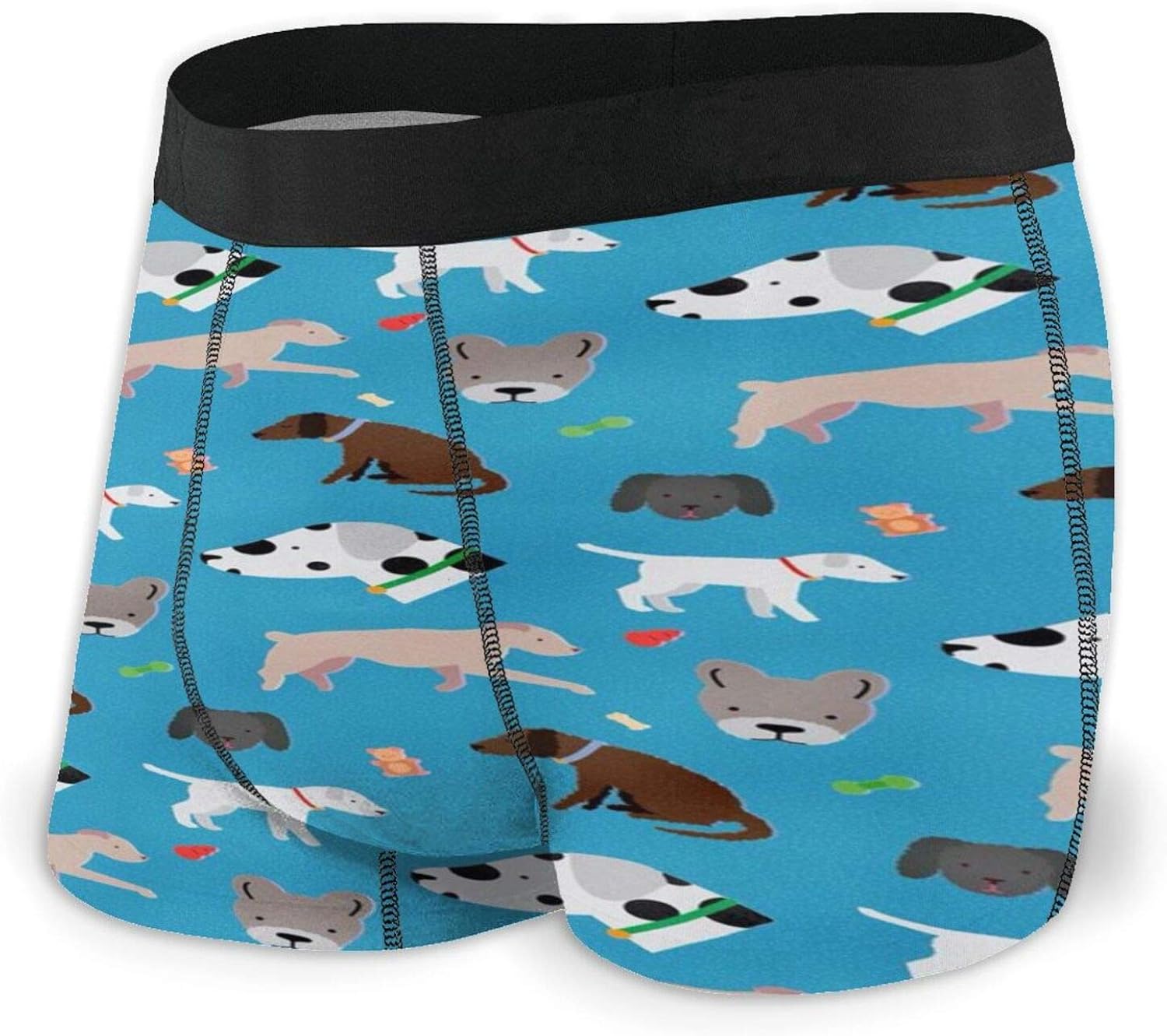 Cyloten Spotted Dog Animal Boxer Briefs Men's Comfortable Underwear
