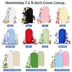 HEMMOTOP 7.2 ft Arch Backdrop Cover