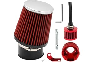 KTUMININV Upgraded Mini Bike Air Filter Adapter Kit for Predator 212cc Coleman CT200U CT200U-EX BT200X KT196 224cc 196cc 6.5hp Honda GX160 GX200 Engine Go Kart Performance Parts