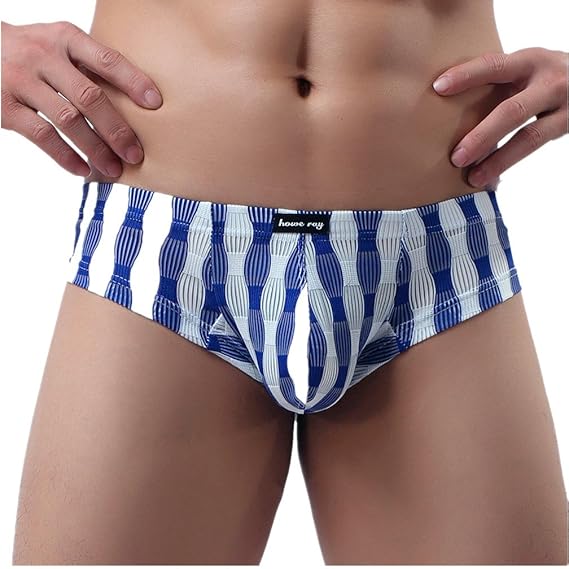 Unterhose Nachtwäsche Herren, SEWORLD 2018 Männer Gestreift Drucken Unterwäsche Bequeme Atmungsaktive Unterhose Nachtwäsche N