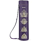 Gonex Yoga Mat Bag, Yoga Mat Carrier Full-Zip Exercise Yoga Mat Carry Bag for Women Men with 2 Multi-Functional Storage Cargo Pockets Extra Wide Adjustable Shoulder Strap