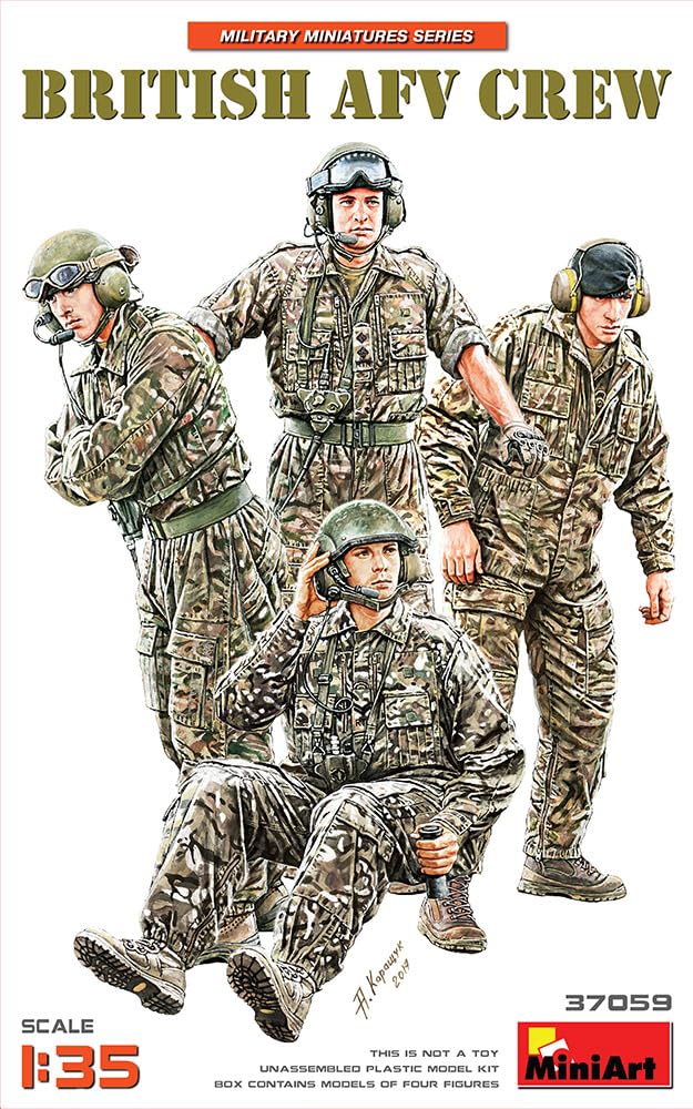 Miniart 1:35 - BritishAFV Crew, Green, Brown, Grey