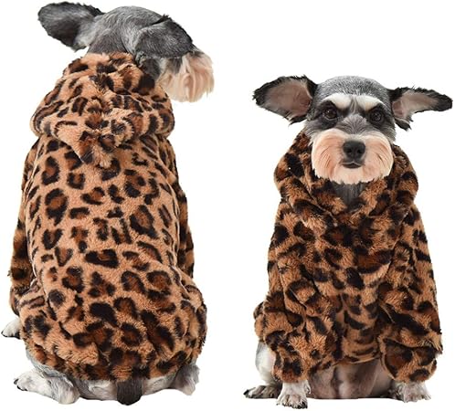 leopard dog sweater