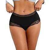 ohyeah Sexy Hipster Bikini Panties Ribbed Brief for Women Cheeky Underwear Cotton Crotch Undies Ladies Underwear Panties
