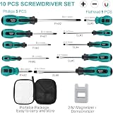 Anesty 10pc Screwdriver Set Magnetic Chrome Vanadium view 3