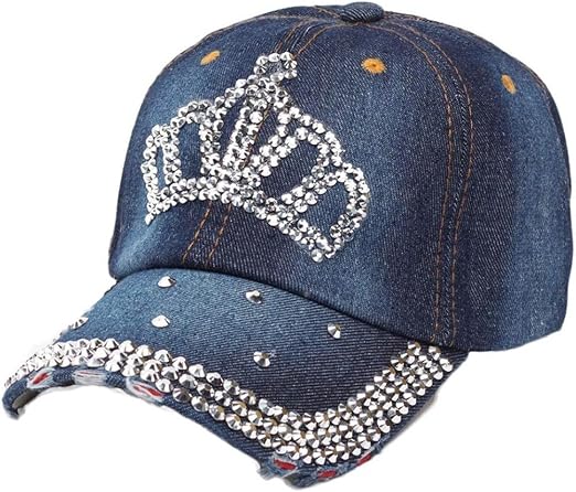 diamond baseball cap