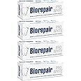 Biorepair: "Pro White" Whitening Toothpaste with microRepair - 2.5 Fluid Ounce (75ml) Tubes (Pack of 4) [ Italian Import ]