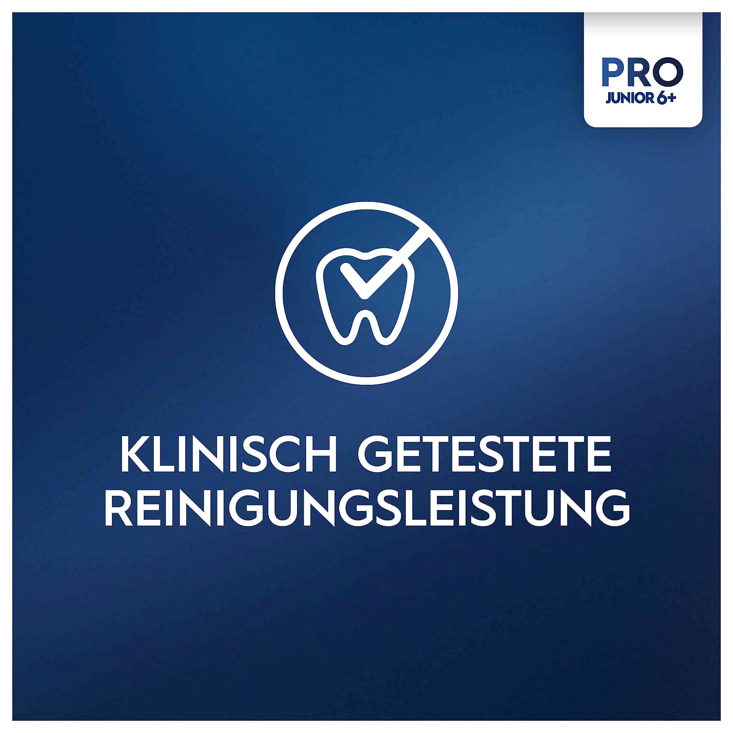 Oral-B Pro Junior Elektrische Zahnbürste für Kinder — Electric Toothbrush ab 6 Jahren — Inkl. 1 Aufsteckbürste, Designed by Braun, Lila 8