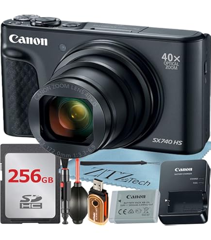 キャノン Canon PowerShot SX740hs ブラック Amazon.com: Canon PowerShot SX740 HS Digital Camera - Black