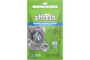 Affresh Washing Machine Cleaner, Cleans Front Load and Top Load Washers, Including HE, 3 Tablets