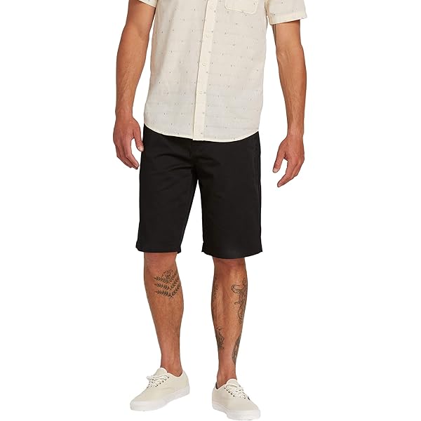 Volcom Men's Vmonty Chino Shorts, Black, 28 at Amazon Men's