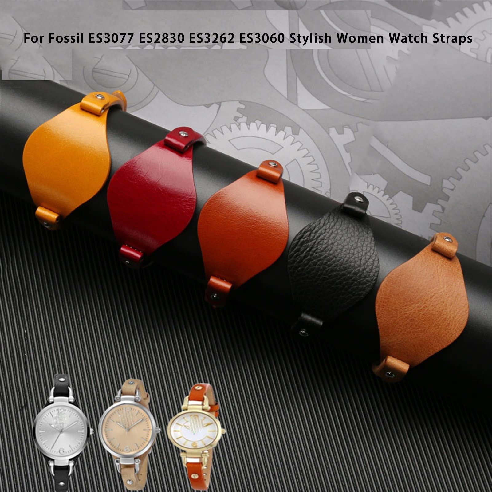 TRDYBSK Genuine Leather Watchbands For Fossil ES3077 ES2830 ES3262 ES3060 Stylish Women Watch Straps Small Bracelet