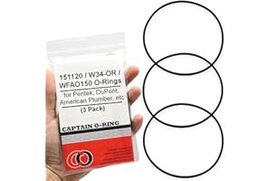 Captain O-Ring - Replacement 151120 / W34-OR O-Ring Compatible with Pentek Water Filter Housing (3 Pack) [Also Called 152030, WFAO150, EV3112-40, etc