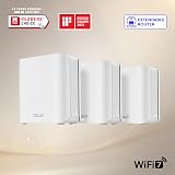 ASUS ZenWiFi BD4 Dual Band WiFi 7 Mesh 3600 Mbps 3 Pack 2.5G Ports view 2