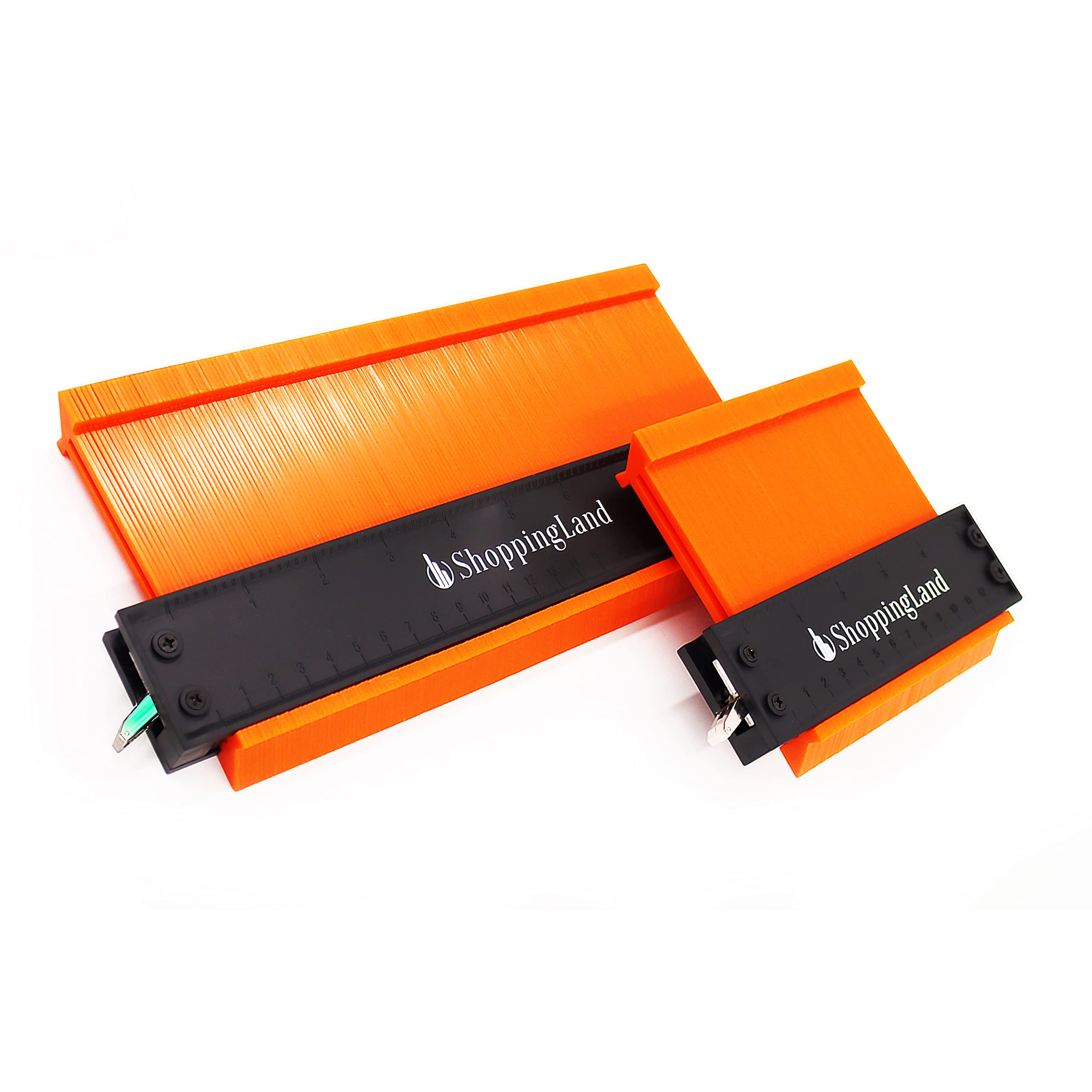 LETSWOOD Contour Gauge Tool Set - 10 Inch & 5 Inch With Metal Lock, Unique DIY Gifts For Men, Dad, Husband