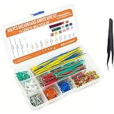 Makeronics 840 Pieces Jumper Wires Kit with 14 Lengths for Breadboard | Prototyping Solder Circuits | Electronics Experiment | Compatible with Arduino or Raspberry Pi or Jetson Nano | Storage Box