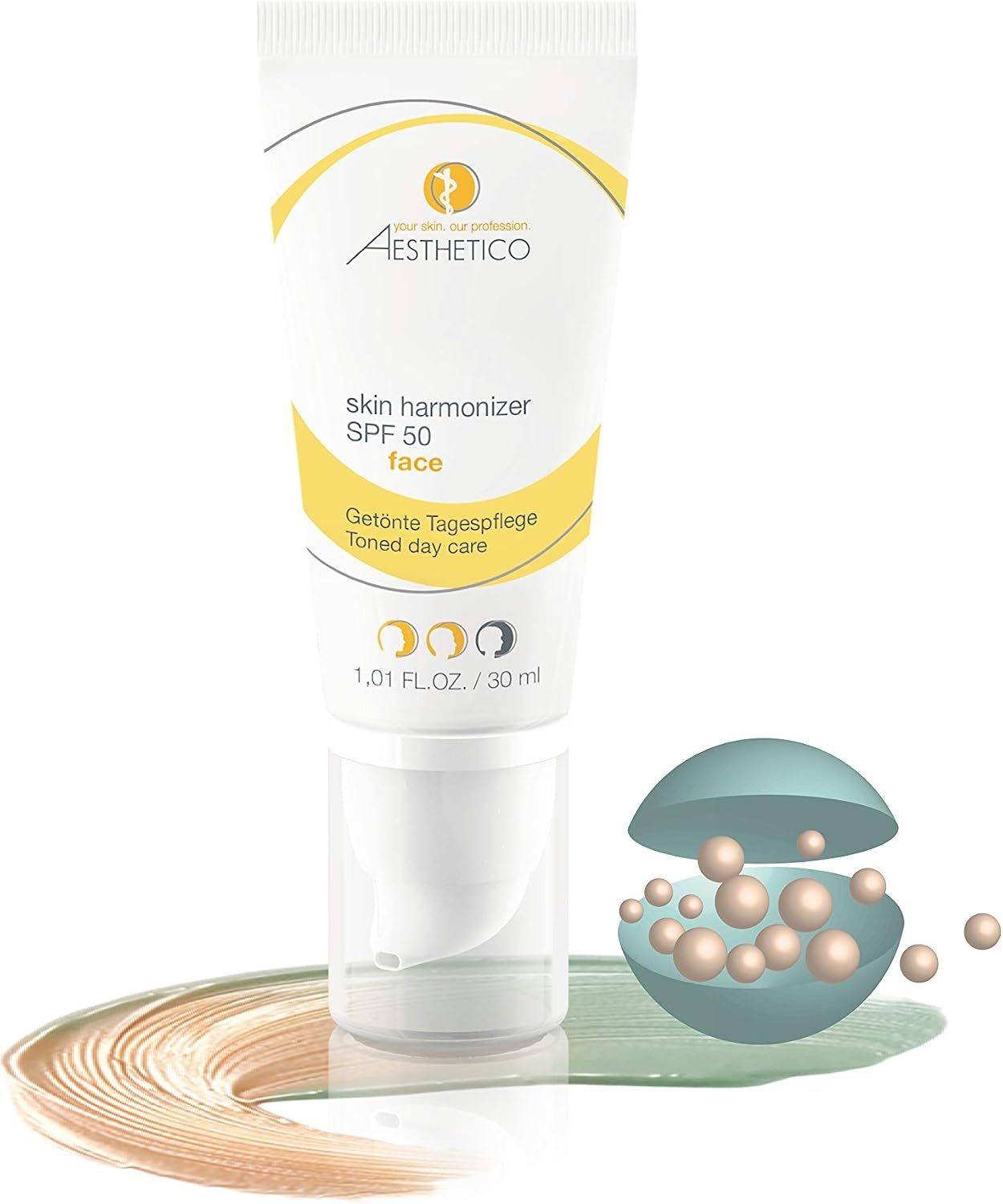 AESTHETICO - Skin Harmonizer SPF 50 - Tinted Day Care - 30 ml - Image 4