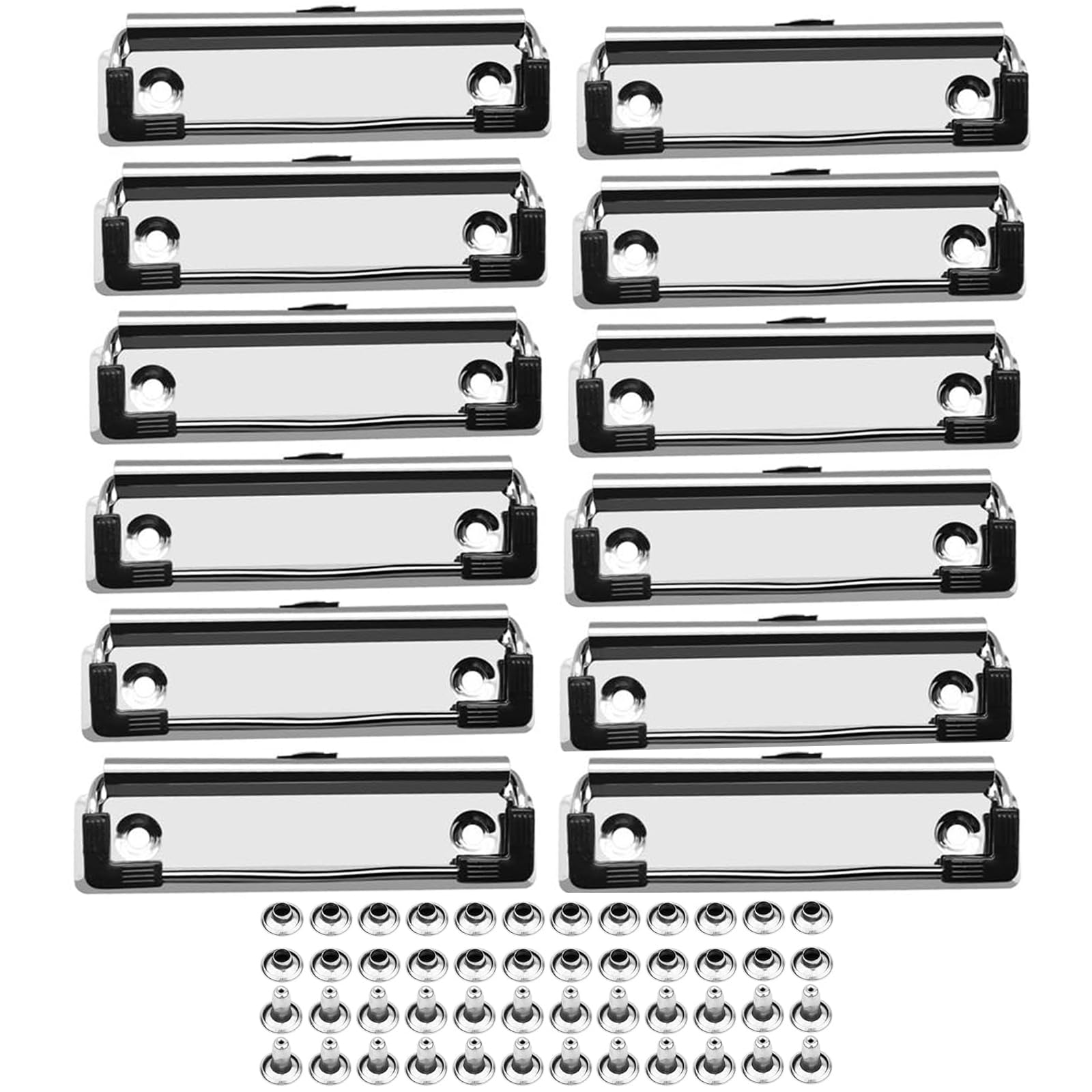 12 Pcs Clip Clipboard Clip Holder Clipboard Clamp for Office School Stationery Clipboard Folder