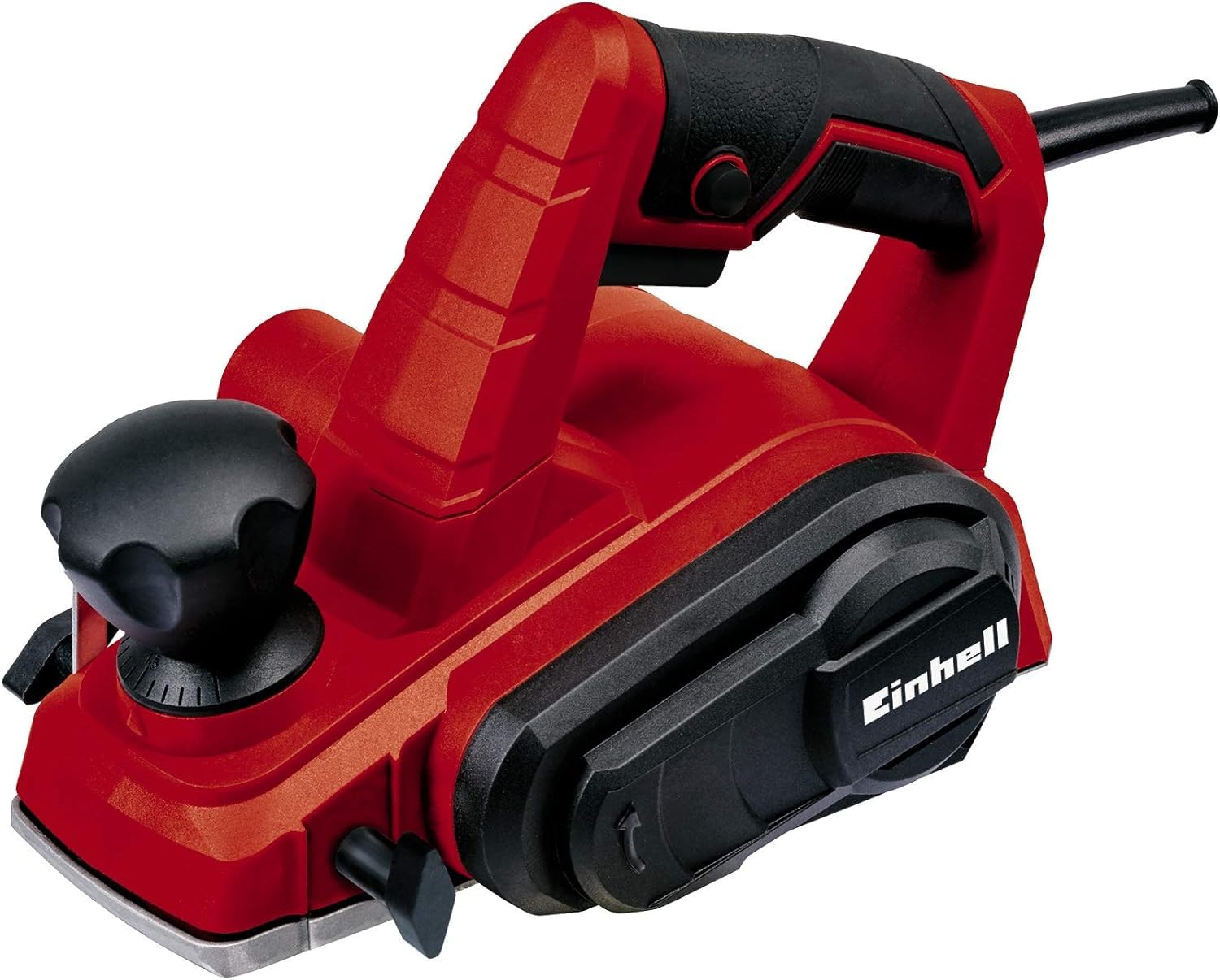 Einhell Electric Planer 750W, Up to 2mm Chip Depth, Aluminium Soleplate, Parallel Stop, Fold Depth Stop, Wood Plane for Doors and Woodworking Includes Carbide Planning Knife TC-PL 750