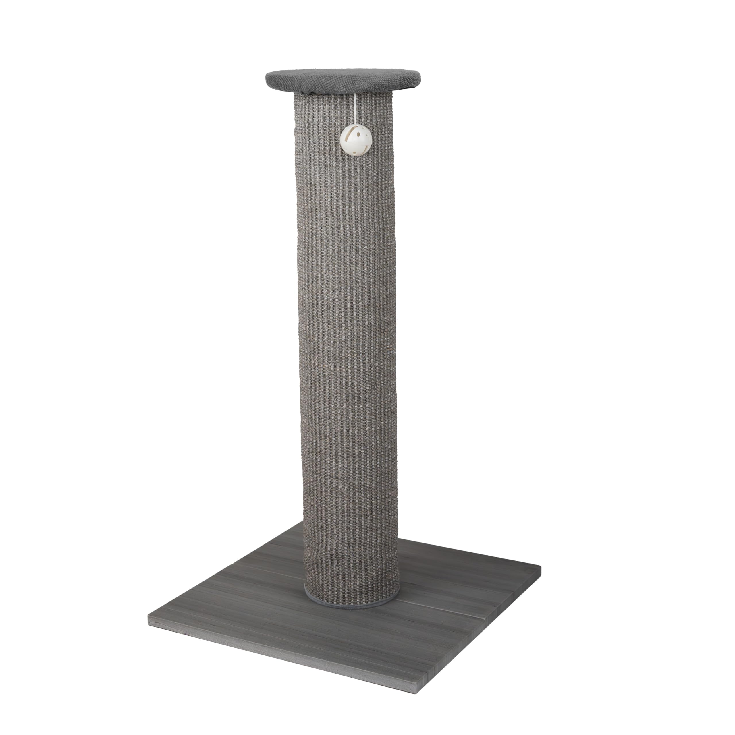 Kitty City Sisal Post Scratcher, Sisal Post (Gray) Image