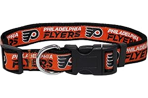 Pets First NHL Collar for Dogs & Cats. Adjustable, Cute, & Stylish! The Ultimate Hockey Fan Collar!