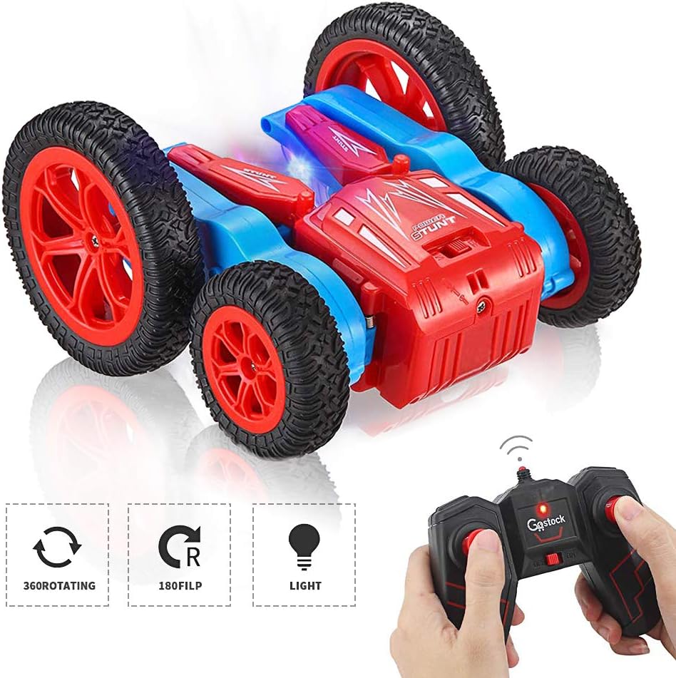 GoStock RC Car for Toddler Kid Beginner, Remote Control Car for Boys & Girls, 4WD 1/24 2.4Ghz Stunt Toy Cars for Boys