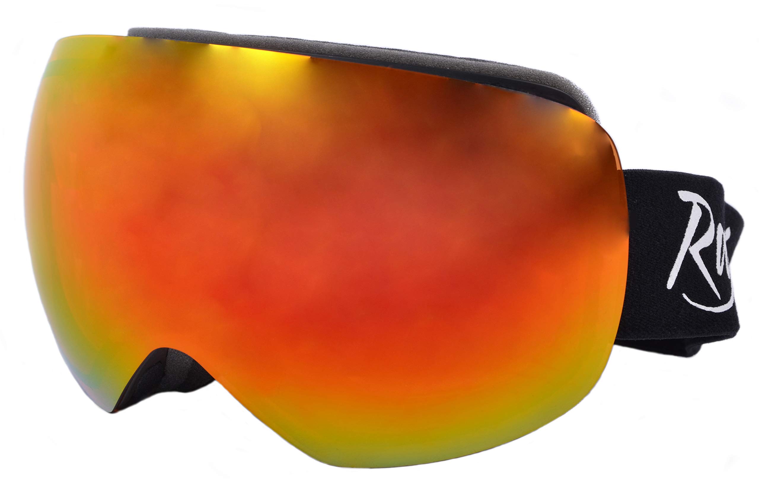 Rapid Eyewear Arosa Snow SKI & SNOWBOARD GOGGLES For Glasses Wearers With Rx Insert for Corrective Lenses. Adult Size, Mens and Womens. Anti Fog, UV 400 Protection